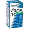 HealthAid Vitamin D3 5,000iu 30 Vegicaps