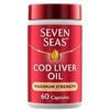 Seven Seas Pure Cod Liver Oil Extra High Strength 60 One-a-Day Capsules