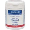 Lamberts Natural Form Vitamin E 250iu 168mg (100)