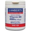 Lamberts Vitamin D3 4000iu (100Âµg) 120 Capsules