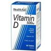 HealthAid Vitamin D 500iu 60 Tablets