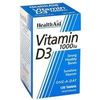 HealthAid Vitamin D3 1000iu 120 Tablets.