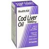 Health Aid Cod Liver Oil 1000mg 60 capsules