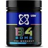 USN B4 Bomb pre-workout drink blue raspberry 180g