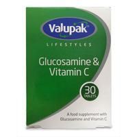 Valupak Glucosamine + Vitamin C Tablets