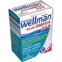 Vitabiotics Wellman Plus Omega 3 6 9